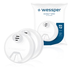 Wessper Water Filter for Water Bottle, Cartridge Compatible with Wessper Activemax Triline 0.5 Litre and ION8 0.7 Litre, 1 Litre, 1.2 Litre Bottles, Activated Carbon Water Filter - Pack of 2
