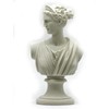 greekartshop Greco-Roman Goddess Artemis Diana Bust Head Cast Marble Statue