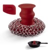 Cuisinel Cast Iron Chainmail Scrubber + Pan Scraper - Deluxe