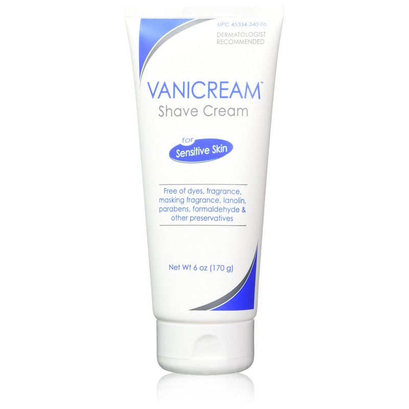 Vanicream Shave Cream, 6 Ounce Paquete con 2