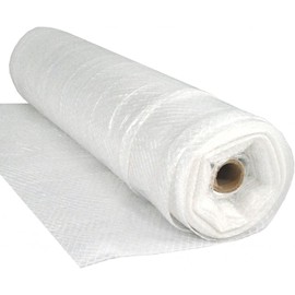 Farm Plastic Supply - Dura Skrim String Reinforced Clear Plastic Sheeting - 6 Mil - (12' x 100') - Reinforced Poly Film Tear Resistant, Weatherproof, Vapor Barrier Polyethylene Roll for Construction