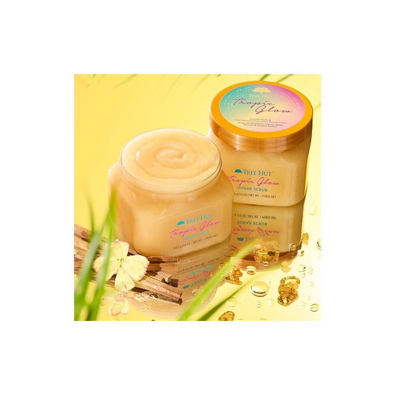 TH Shea Sugar Scrub, Tropic Glow 18 oz