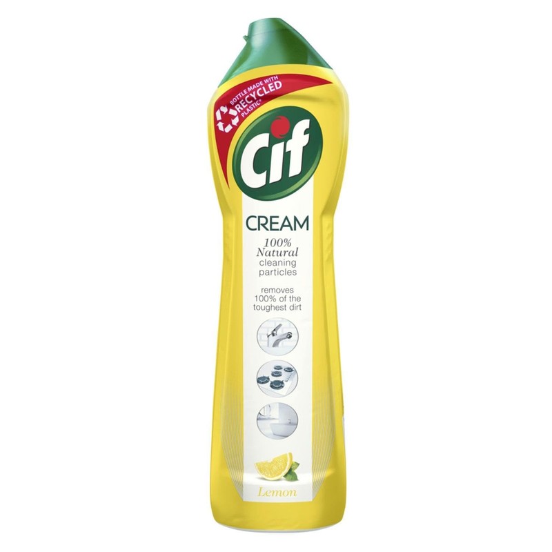 Cif Cream Lemon 500 Ml (pack Of 4)