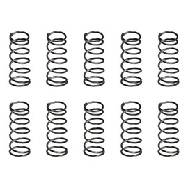 DTGN 1.2x14x35mm(DxODxL) Compression Spring - 10Pack - Good for Machinery - Spring Steel Extension Spring - Black