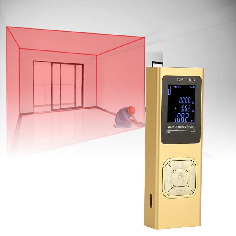 Laser Distance Meter Mini Portable Handheld Waterproof Dustproof Dropproof Digital