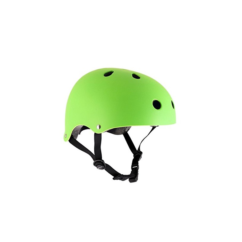 SFR no – BMX Integral Cycling Helmet, Matt Fluo Green,
