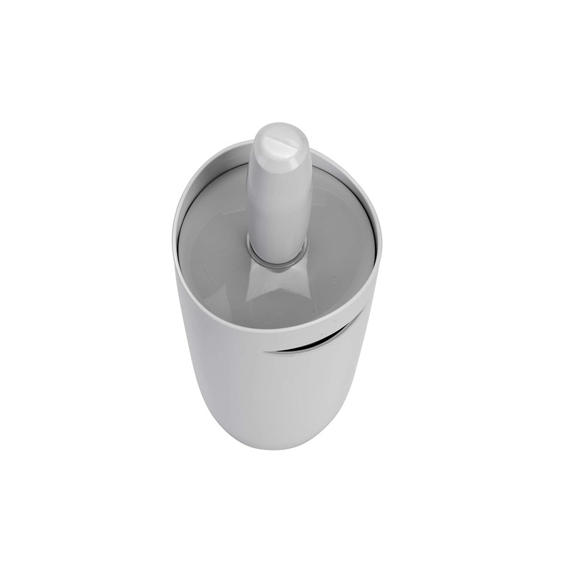 Croydex Plastic Toilet Brush White & Grey