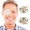 FSJLT 2pcs Clear Eye Shield for Cataract Surgery Hard Vented