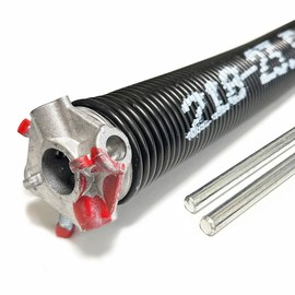 Overhead Things Garage Door Torsion Spring – .218” x 2.00” (Red, Right-Hand Wound, 23.5")