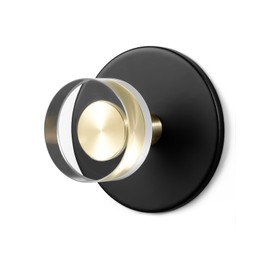 JIASENBAO 4 Pack Adhesive Crystal Towel Hooks for Bathrooms Black Wall Hooks for Hanging Robe Coat Hooks Kitchen Decorative Heavy Duty Zinc Alloy