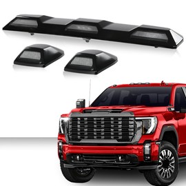 G-PLUS LED Amber Roof Marker Lamp Kit Compatible With Chevy Silverado GMC Sierra 2500HD 3500HD 2020-2023 84747496, 84747497, 84694118, 84948214