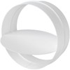 Vent Systems Ø150mm Plastic Inline Backdraft Damper Connect the exhaust