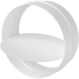 Vent Systems Ø150mm Plastic Inline Backdraft Damper Connect the exhaust or bathroom air dryer and ducts with the check valve. HVAC, Heating, Cooling, Kitchen