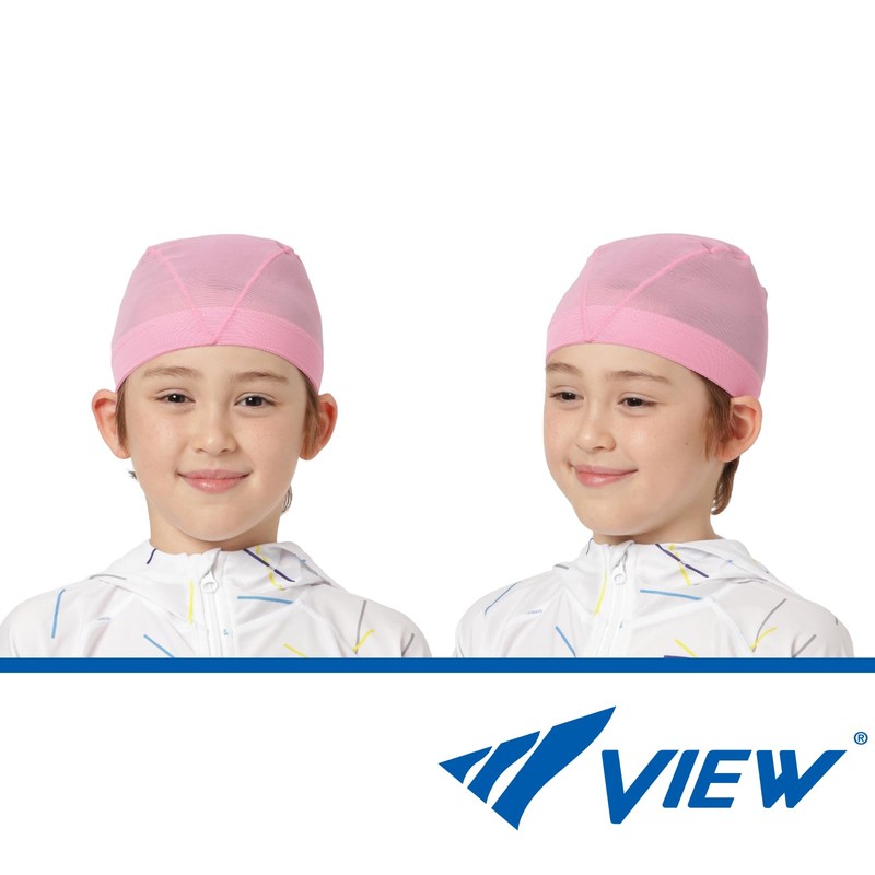 View Mesh Swimming Cap V-8205 Pink Large