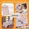 Aminata kids Lama Girls' Bed Linen - Reversible Bed Linen