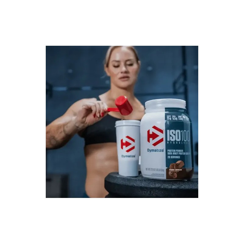 Iso 100 Dymatize, aislado de suero hidrolizado, 2,3 kg, sabor