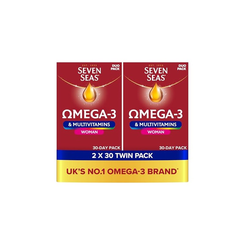 Seven Seas Omega-3 & Multivitamins Woman, with Biotin & Iron,
