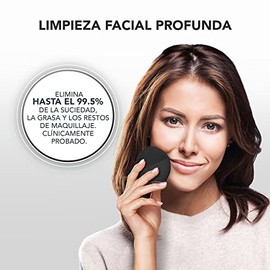 FOREO LUNA mini 2 Facial Cleansing Brush, Gentle Exfoliation and Sonic Cleansing for All Skin Types, Midnight