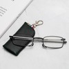 REAVEE 2 Pack Folding Reading Glasses for Men Women with