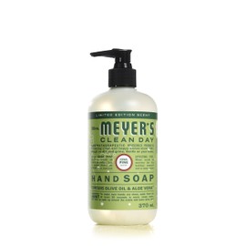 Mrs. Meyer's Clean Day Liquid Hand Soap, Iowa Pine, Cruelty Free and Biodegradable Hand Wash Made with Essential Oils, 370 ml Soap Pump Bottle