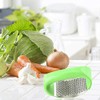 Premium Quality Stainless Steel Garlic Press Smasher - with Silicon