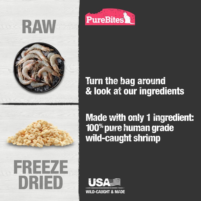 PureBites Freeze Dried Salmon Cat Treats 11g | 1 Ingredient