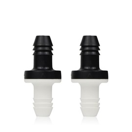 BBTUS 3/8" 10mm Inline vacuum Barbed Check Valve,1Pcs/ 2Pcs /5Pcs ABS One Way Water Non-Return Breather Check Valve for Fuel Gas Liquid Air