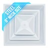 Fits 24x24 Steel T-Bar Drop Ceiling Grid | 2x2 Feet