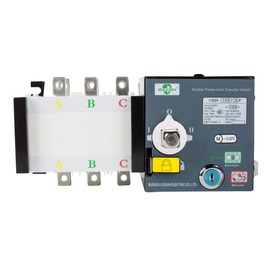 110V AC Automatic Transfer Switch 50/60HZ Dual Electronic Power Controller Electrical Type 3 Pole 63A