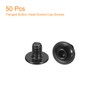 sourcing map Flanged Button Head Socket Cap Screws,50 Pcs M4x4mm