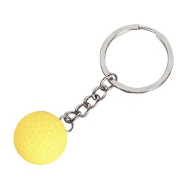 Golf Club Silver Keyring Keychain (Golf Ball)