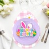 FYSUIMU 4 Pcs Easter Egg Plastic Placemats Buffalo Plaid Daisy