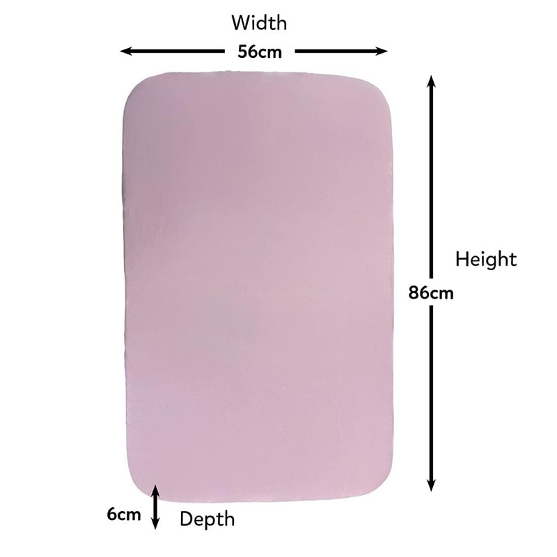 Callowesse Organic Cotton Fitted Side Sleeper Crib Sheets, Pack of