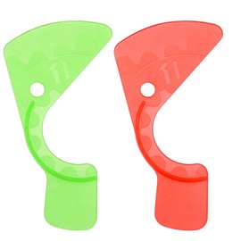 ECSiNG 2 Pieces Chain Gap Adjustment Gauge Tool Repair Tool Part for Bicycles Compatible with SRAM Eagle SX/NX/GX 12, Red/Green