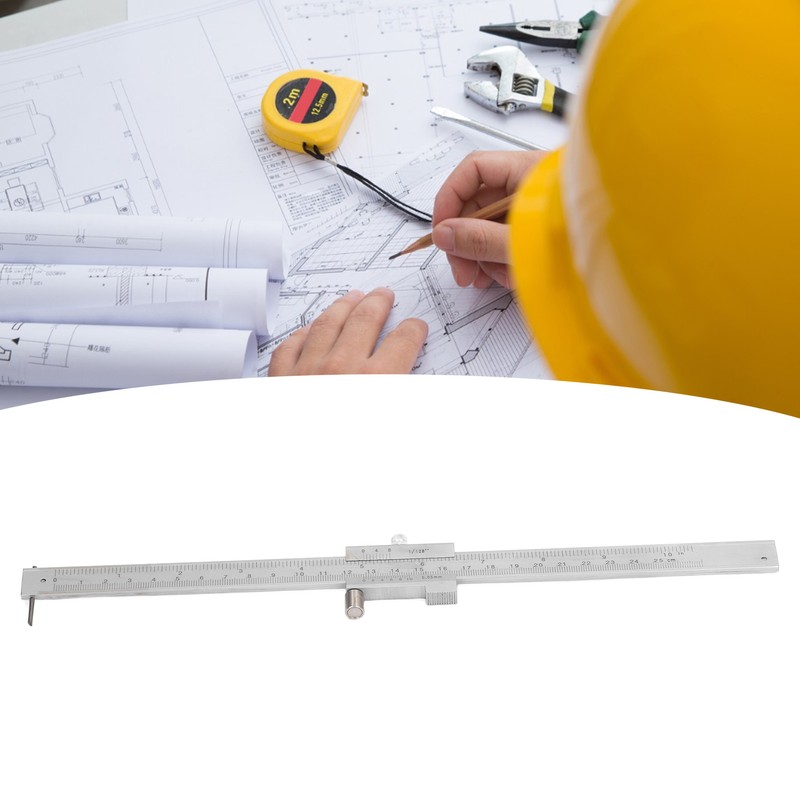 Stainless Steel Vernier Caliper Parallel Marking Gauge Caliper Measuring Scribing