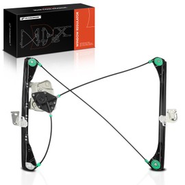 A-Premium Front Left Driver Side Electric Power Window Regulator Without Motor Compatible with Oldsmobile Alero 1999-2004 & Pontiac Grand Am 1999-2005, 2-Door Only