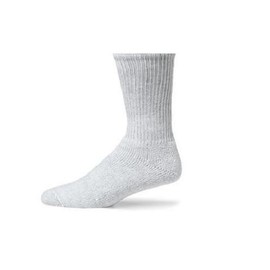 New Railroad Sock Men's Cotton Cushioned Crew Socks 6 Pack Gray 6072
