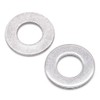 100 PCS #8 Stainless Flat Washers, 7/16" Outer Diameter, 18-8