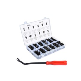 Perfit Liner 240pcs Car Retainer Clips Plastic Rivets Fasteners Push Kit Most Popular Sizes Auto Push Pin Compatible with GMC/Ford/Nissan/Honda/Chrysler