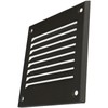 10x10cm Charcoal Air Vent Grille Steel Return Grille Ceiling Side