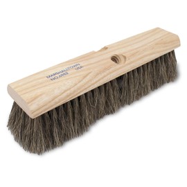 MARSHALLTOWN Wide Block Horsehair Brooms, 12 Inch Size, Made In The USA, 6982