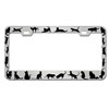 Cats Cat Lovers Design Heavy Duty Metal Car License Plate