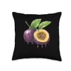 Maracuja With Drips Throw Pillow