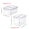 Lustroware Large Capacity Airtight Food Storage Container Set of 4