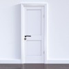 VIBE Bathroom Turn Keyhole Escutcheon on Satin Nickel Plated Keyhole