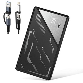 JSL JDTDC Mobile Backup Hard Drive Supports iOS Android PC One-click Backup Hard Drive Automatic Backup Hard Disk Supports External SD card/SSD card - capacity: 1TB