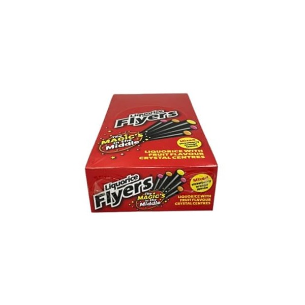 Flyers Giant Liquorice Sticks Carton - 40 Assorted Flavours |