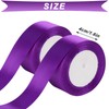 KEYIDO Purple Ribbon, 40mm x 44 Metres(50 Yards) Wide Ribbon,