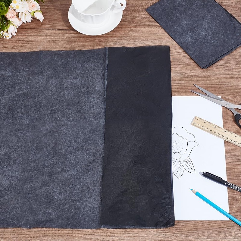 NBEADS 20 Sheets Carbon Graphite Copy Paper, 45.5x62cm Carbon Transfer