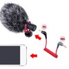 3.5mm TRS to TRRS Microphone Cable, 1/8 Male to Male